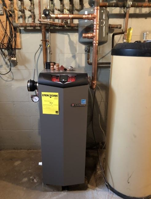 New high-efficiency gas boiler in Marmora, NJ oil-to-gas