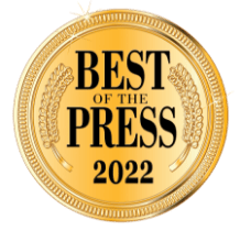 Best of the press 2022 logo.