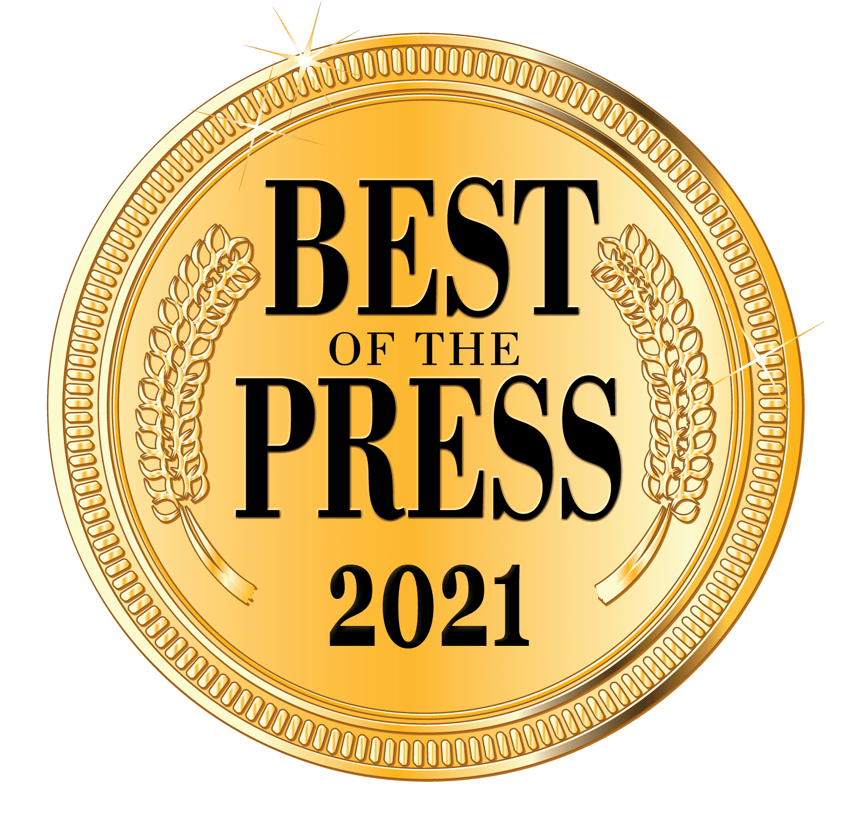 Best of the Press 2021 Logo gold - Best Plumber