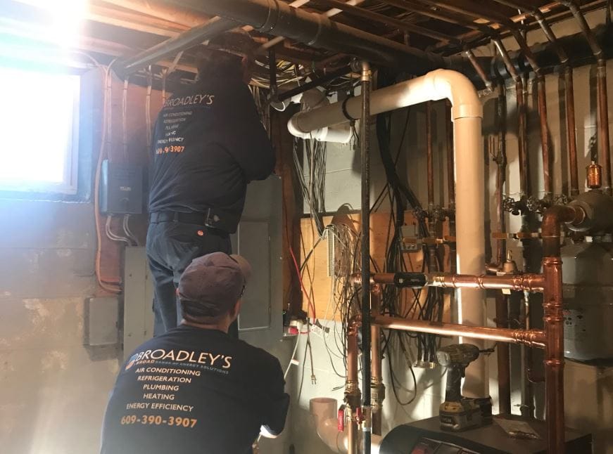 Broadley's performs an oil-to-gas conversion in Marmora, NJ