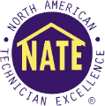 NATE logo.