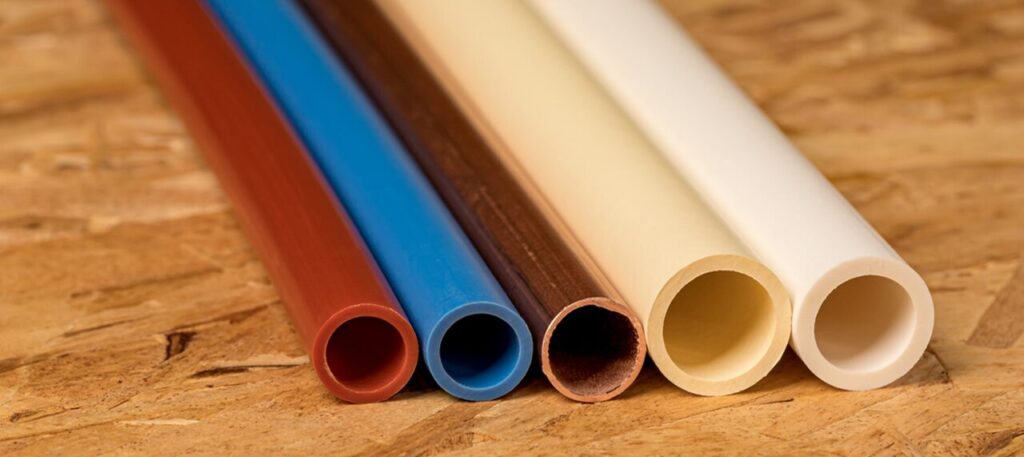 pex piping and copper pipes