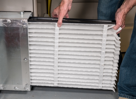 Heater Air Filters: When to Change and How to Find Them||A dirty air filter in Ocean City