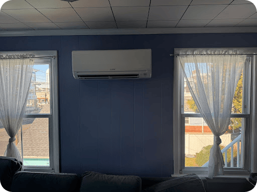 Ductless Mini Splits Are Positioned Out Of The Way, Typically On A Wall!