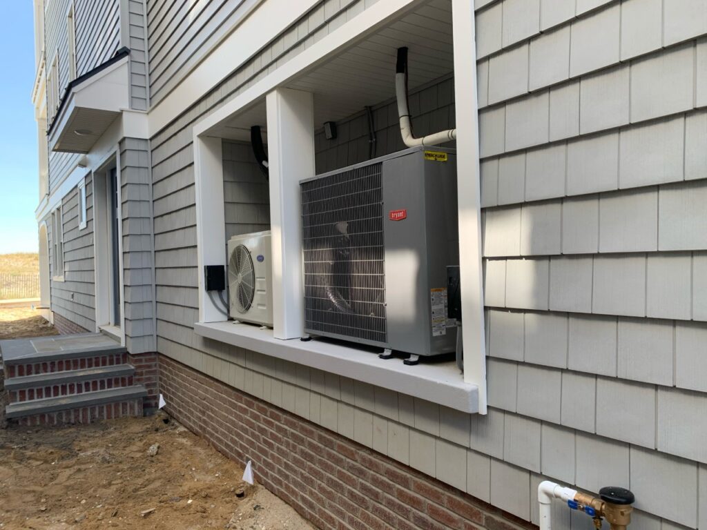 Bryant unit installed in new construction home